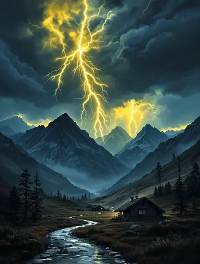 雷山之上 高清海报